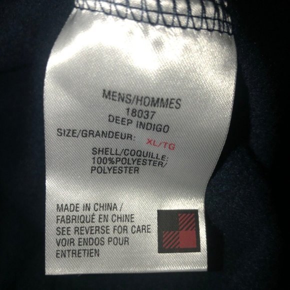 Woolrich Fleece Vest Navy Blue Men’s XL - Picture 5 of 12